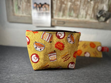 Load image into Gallery viewer, Noodles Fabric Lined Zipper Pouch
