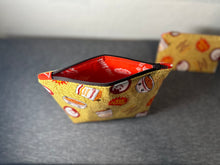 Load image into Gallery viewer, Noodles Fabric Lined Zipper Pouch
