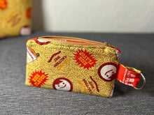 Load image into Gallery viewer, Noodles Fabric Lined Zipper Pouch
