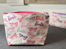 Load image into Gallery viewer, Barbie Fabric Lined Zipper Pouch
