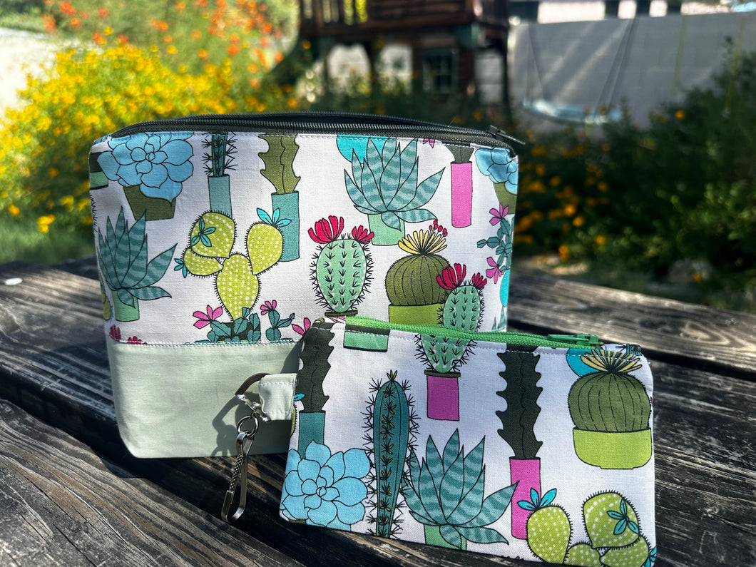 Cactus Zipper Pouch & Coin Purse